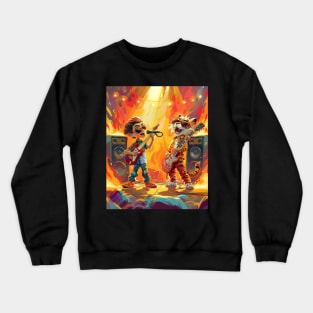 Snow Adventures with Calvin and Hobbes Crewneck Sweatshirt